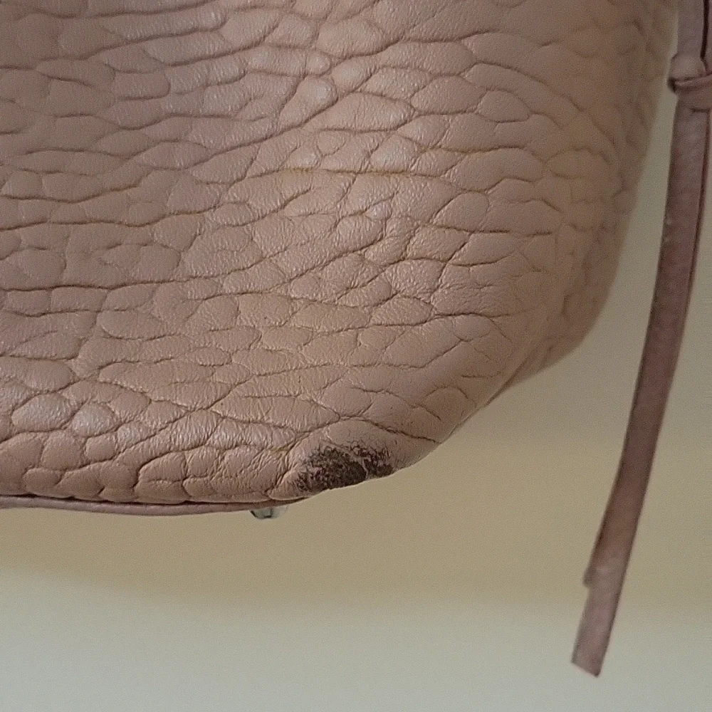 Vince CAMUTO Precious Blush Lambskin Steph Hobo Nappy Tote Bag